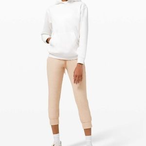 Lululemon Ready to Rulu Jogger Crop Heathered Cafe Au Lait
